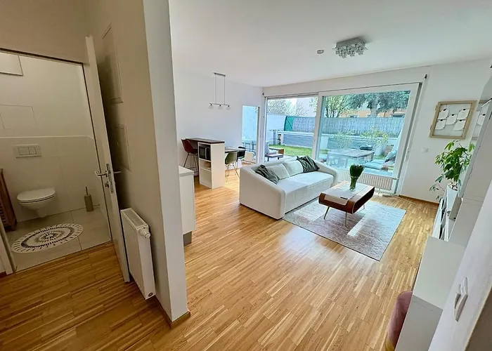 Appartement Quiet And Central, Modern At U1, With Garden & Parking